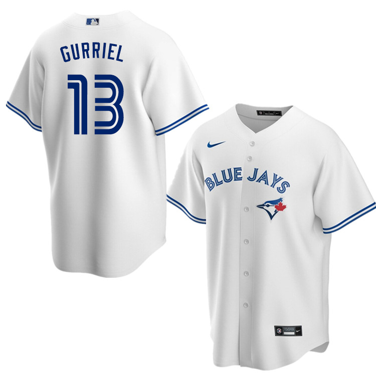 Nike Men #13 Lourdes Gurriel Toronto Blue Jays Baseball Jerseys Sale-White